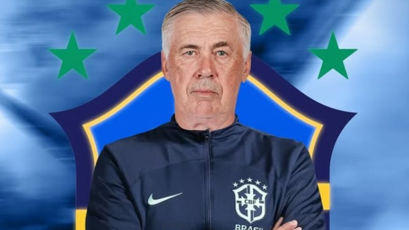 Conheça o currículo de Ancelotti, que assume Seleção Brasileira como “salvador da pátria”