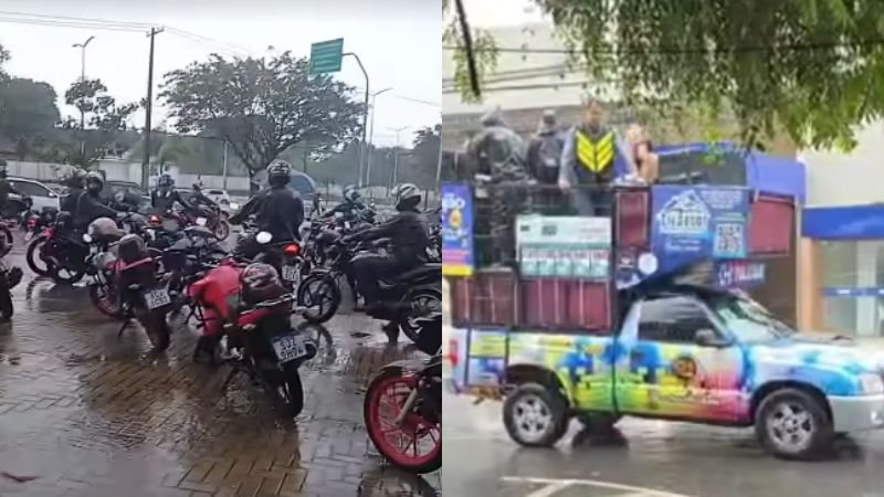 Motociclistas realizam manifestação na Região Metropolitana de Salvador